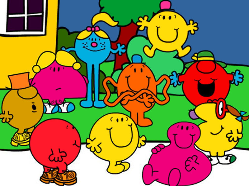 "Mr. Men and Little Miss" desktop wallpaper (800 x 600 pixels)