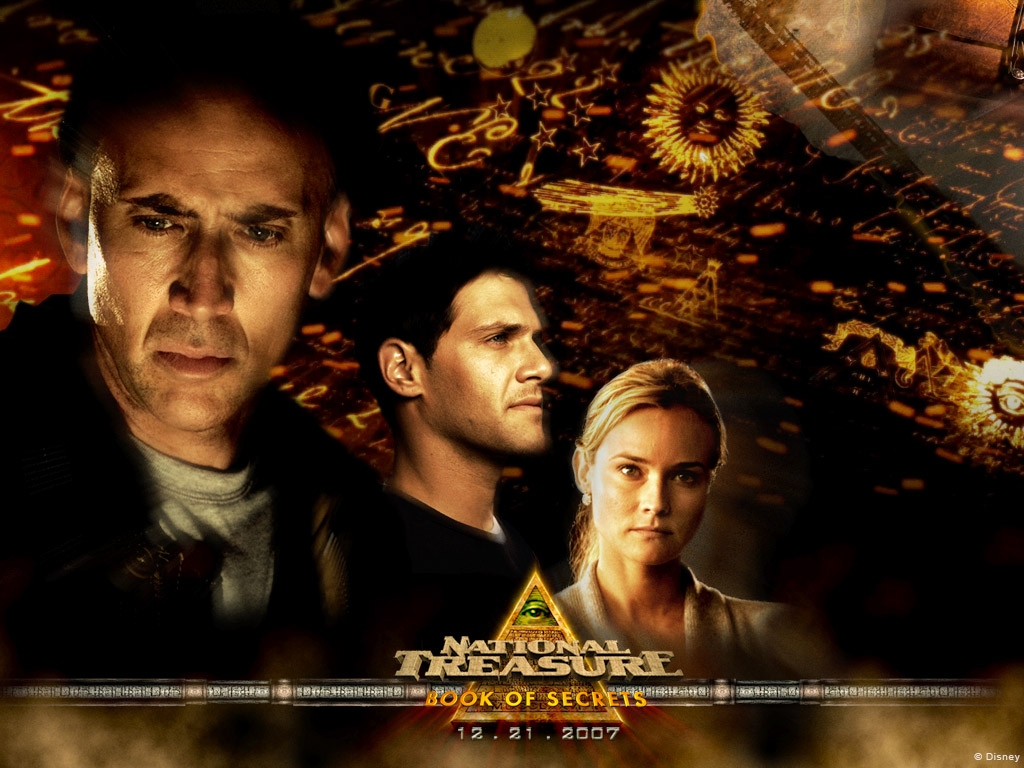 "National Treasure 2: Book of Secrets" desktop wallpaper (1024 x 768 pixels)