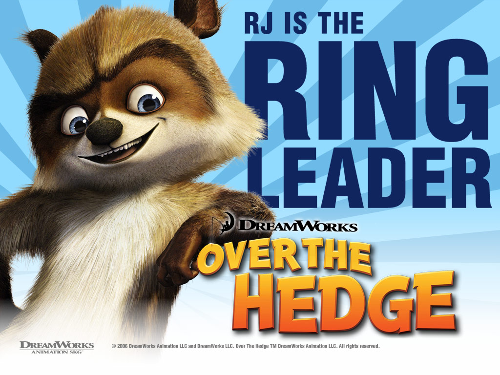 "Over the Hedge" desktop wallpaper number 2 (1024 x 768 pixels)