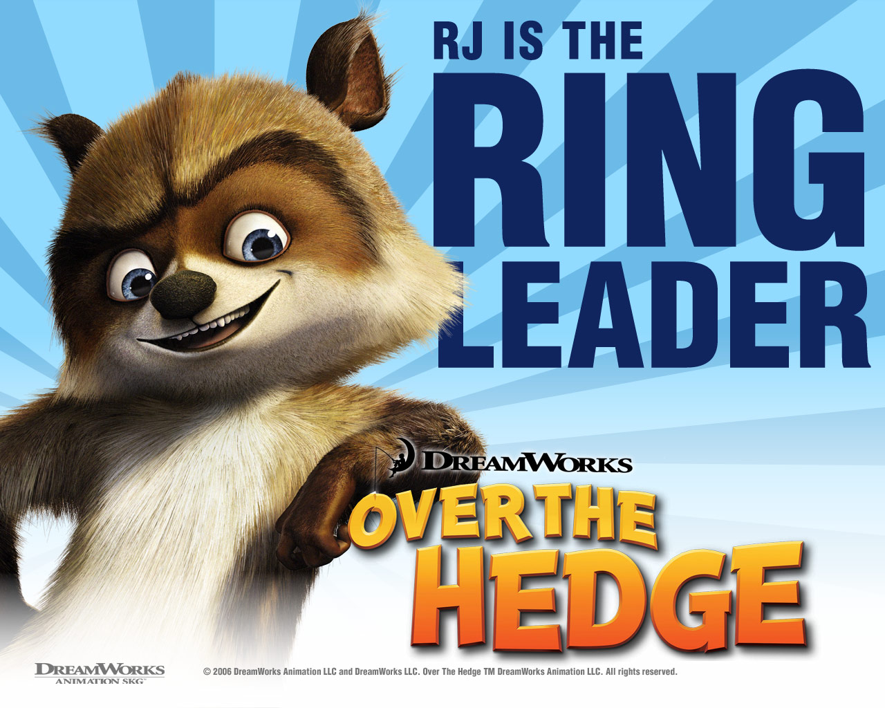 "Over the Hedge" desktop wallpaper number 2 (1280 x 1024 pixels)