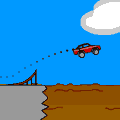 Click here to play the Flash game "MiniCar Jump"