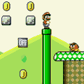 Click here to play the Flash game "Super Mario Brothers: Mario's Adventure"