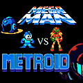 Click here to play the Flash games "Megaman vs. Metroid" and  "Megaman vs. Ghosts 'n Goblins"