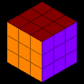 Click here to start a fully-functioning Java Applet simulation of the classic "Rubik's Cube" (includes self-solving option)