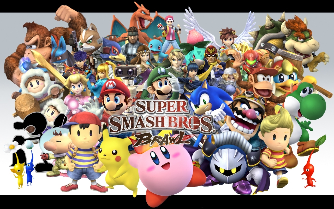 "Super Smash Bros. Brawl" desktop wallpaper (1280 x 800 pixels)