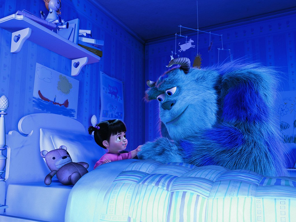 "Monsters, Inc." desktop wallpaper number 2 (1024 x 768 pixels)